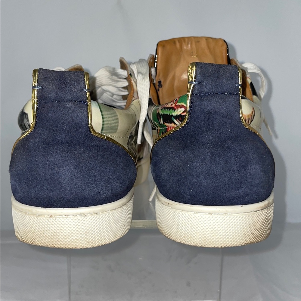 CHRISTIAN LOUBOUTIN LOUIS JR SPIKES COLLAGE SNEAKERS FTL-10-180 - Picture 7 of 9
